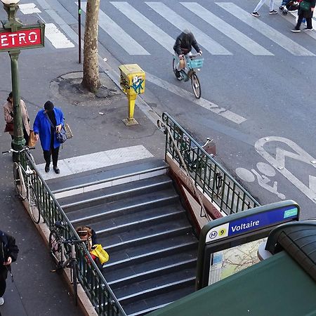 Hipotel Paris Voltaire Bastille Bagian luar foto